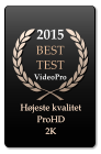 2015 BESTTEST  VideoPro  Hjeste kvalitet ProHD 2K Hjeste kvalitet ProHD 2K